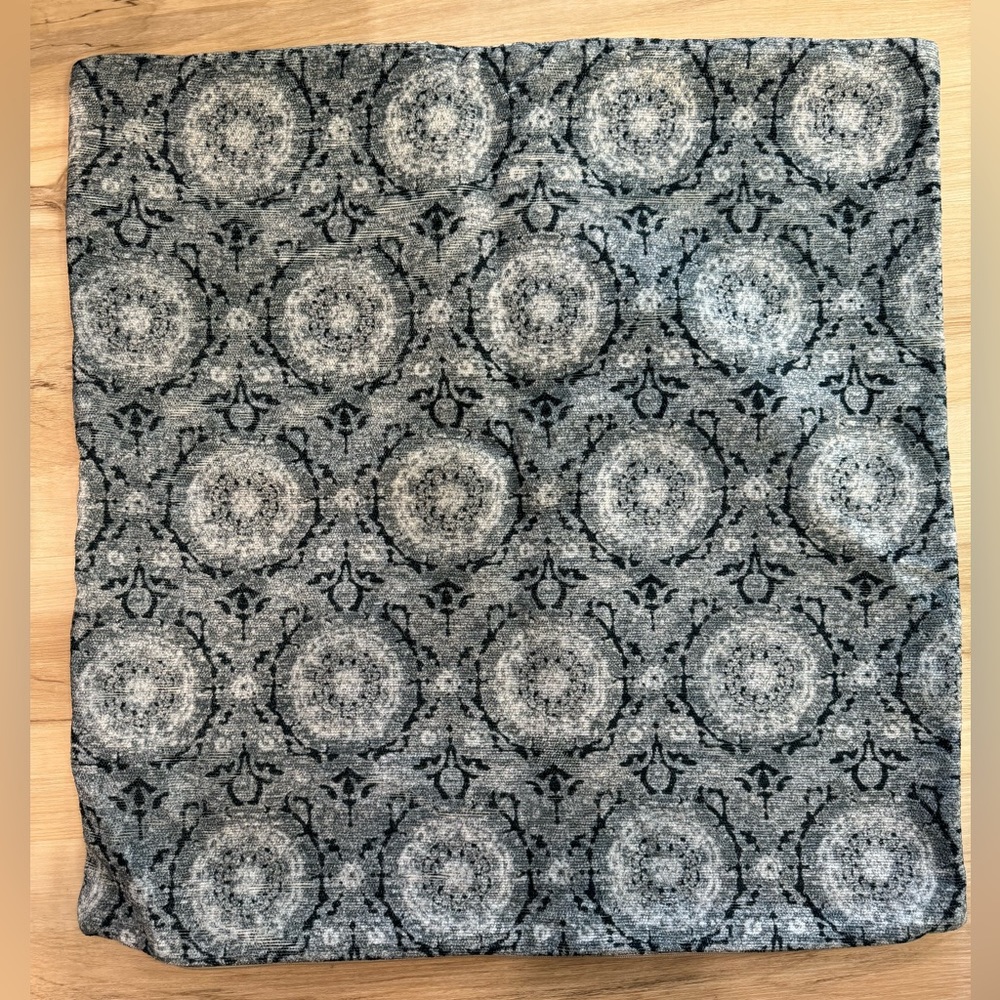 Pottery Barn Blue & Ivory Accent Pillow Cover (2 Sides!)